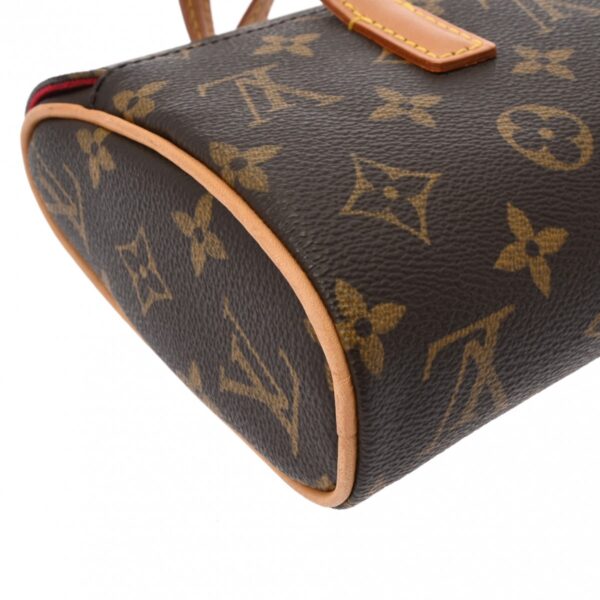 ik 00 0625328 9 Louis Vuitton Sonatine Handbag Monogram Canvas Brown