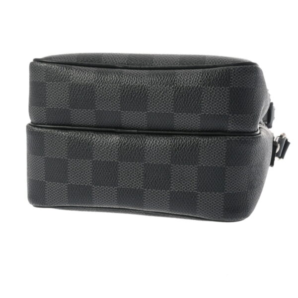 ik 00 0625329 5 Louis Vuitton Rem Shoulder Bag Damier Graphite Canvas Black