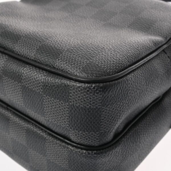 ik 00 0625329 7 Louis Vuitton Rem Shoulder Bag Damier Graphite Canvas Black