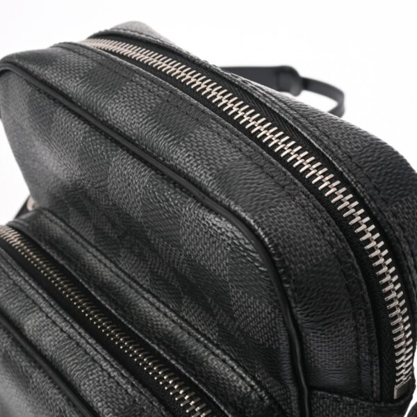 ik 00 0625329 9 Louis Vuitton Rem Shoulder Bag Damier Graphite Canvas Black