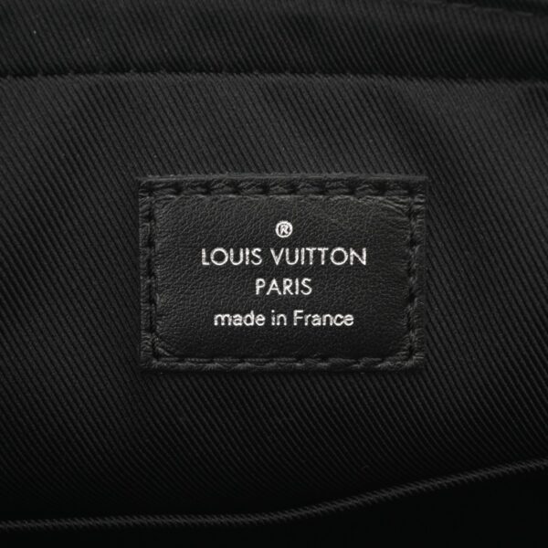 ik 00 0625337 12 Louis Vuitton Trio Messenger Bag Graphite 3D Canvas Antarctica