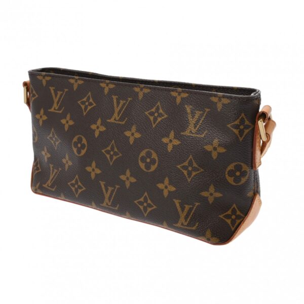 ik 00 0626445 3 Louis Vuitton Trotter Shoulder Bag Monogram Canvas Brown