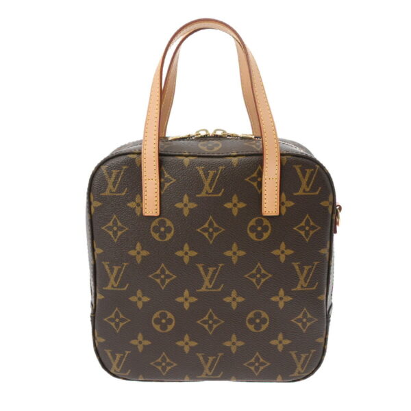 ik 00 0626460 2 Louis Vuitton Spontini 2Way Handbag Monogram Canvas Brown