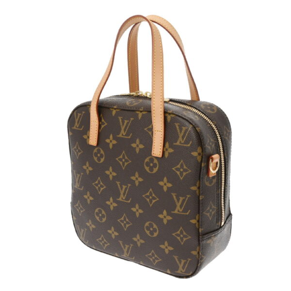 ik 00 0626460 3 Louis Vuitton Spontini 2Way Handbag Monogram Canvas Brown