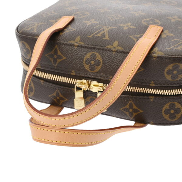 ik 00 0626460 4 Louis Vuitton Spontini 2Way Handbag Monogram Canvas Brown