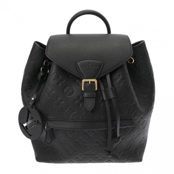 ik 00 0626477 2 Louis Vuitton Montsouris PM Rucksack Empreinte Noir Black