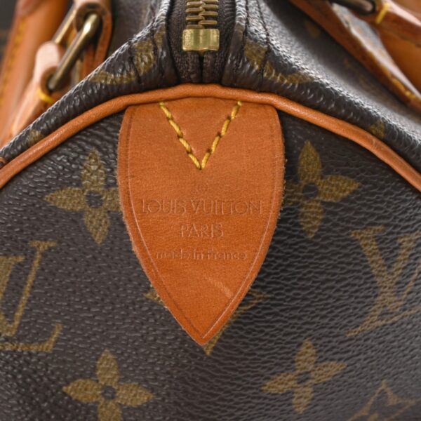 ik 00 0626512 15 Louis Vuitton Speedy 25 Handbag Monogram Canvas Brown