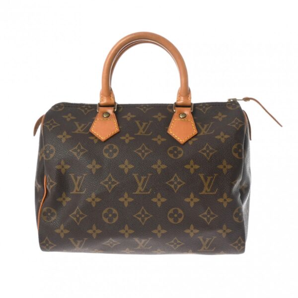 ik 00 0626512 2 Louis Vuitton Speedy 25 Handbag Monogram Canvas Brown