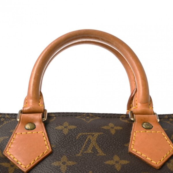 ik 00 0626512 5 Louis Vuitton Speedy 25 Handbag Monogram Canvas Brown