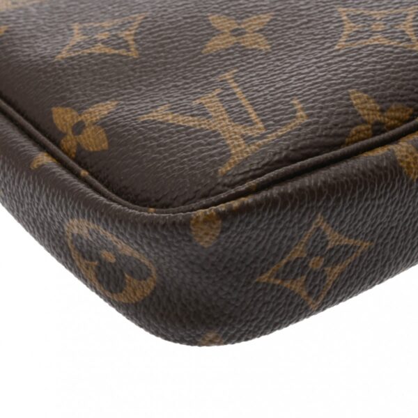 ik 00 0626565 10 Louis Vuitton Pochette Accessoire Pouch Monogram Canvas Brown