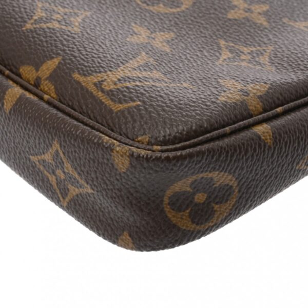 ik 00 0626565 11 Louis Vuitton Pochette Accessoire Pouch Monogram Canvas Brown