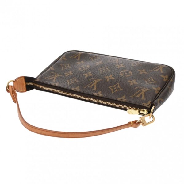 ik 00 0626565 4 Louis Vuitton Pochette Accessoire Pouch Monogram Canvas Brown