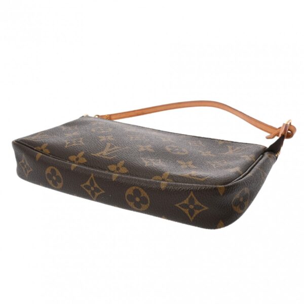 ik 00 0626565 7 Louis Vuitton Pochette Accessoire Pouch Monogram Canvas Brown