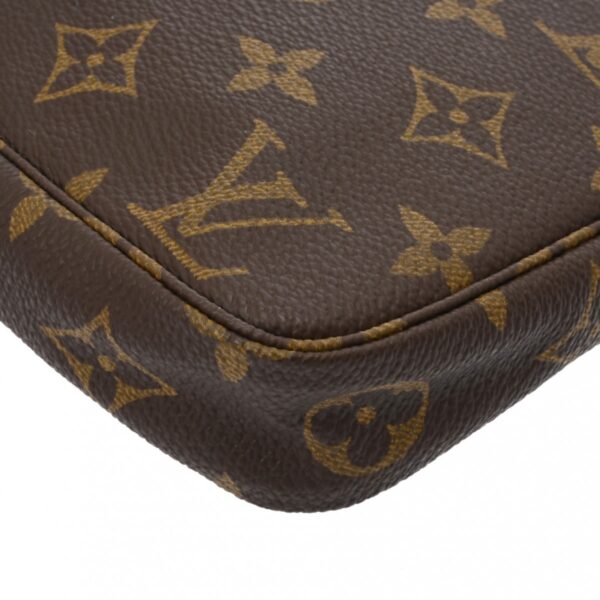 ik 00 0626569 11 Louis Vuitton Pochette Accessoire Pouch Monogram Canvas Brown