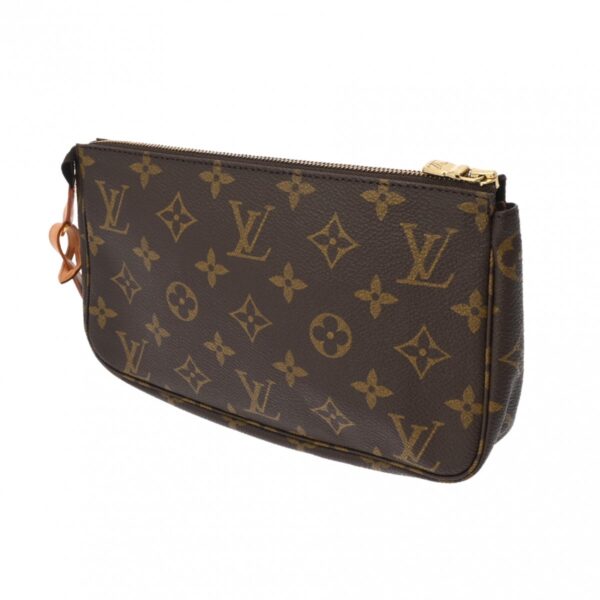 ik 00 0626569 3 Louis Vuitton Pochette Accessoire Pouch Monogram Canvas Brown