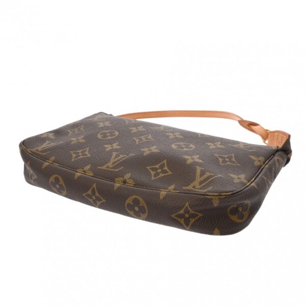 ik 00 0626569 7 Louis Vuitton Pochette Accessoire Pouch Monogram Canvas Brown