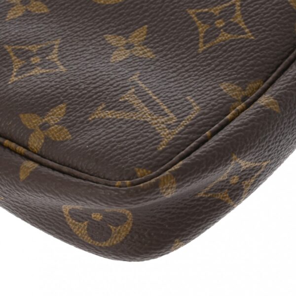 ik 00 0626570 10 Louis Vuitton Pochette Accessoire Pouch Monogram Canvas Brown