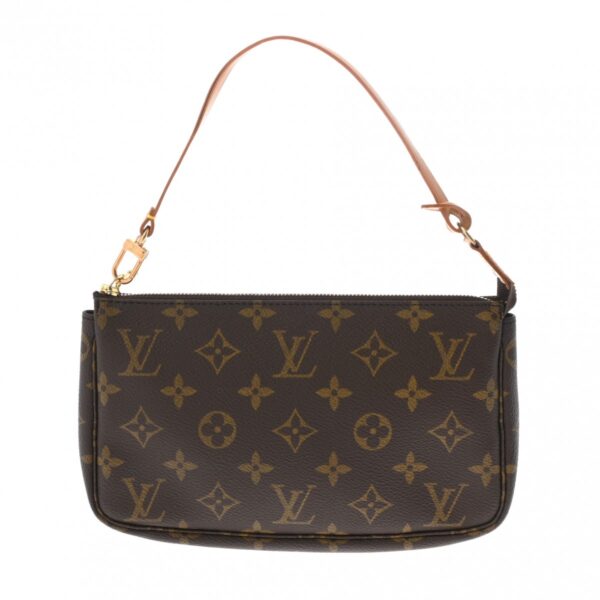 ik 00 0626570 2 Louis Vuitton Pochette Accessoire Pouch Monogram Canvas Brown