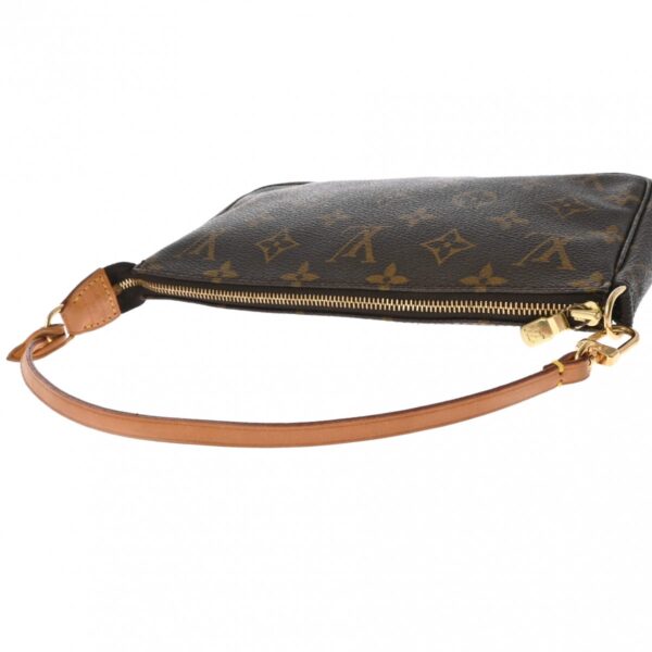 ik 00 0626580 4 Louis Vuitton Pochette Accessoire Pouch Monogram Canvas Brown