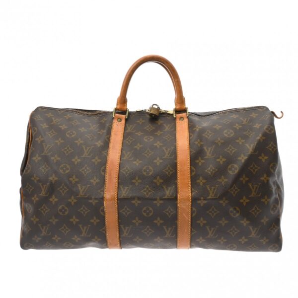 ik 00 0626586 2 Louis Vuitton Keepall 50 Bag Monogram Canvas Brown