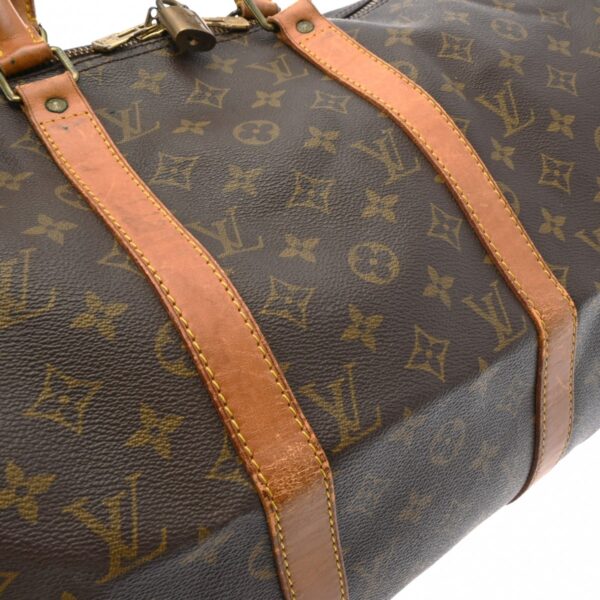 ik 00 0626586 9 Louis Vuitton Keepall 50 Bag Monogram Canvas Brown