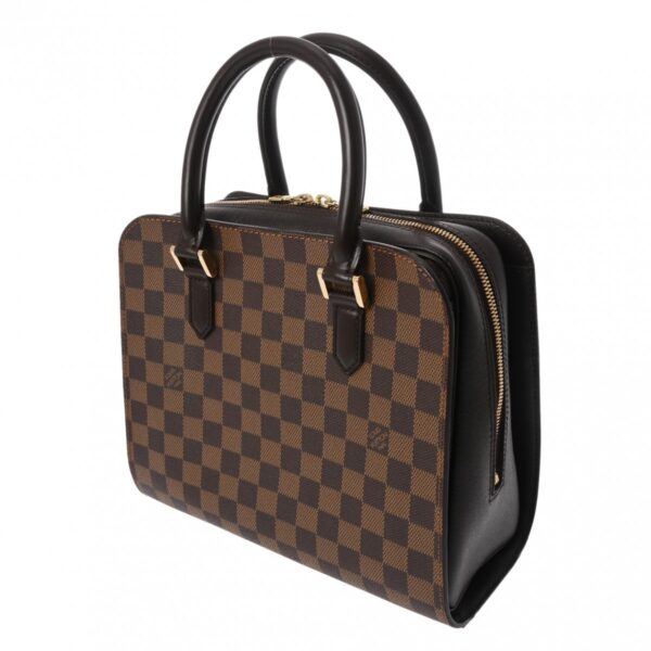 ik 00 0627159 3 Louis Vuitton Triana Handbag Damier Canvas Ebene