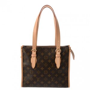 ik 00 0627175 2 Celine Macadam Tote Bag Leather Brown