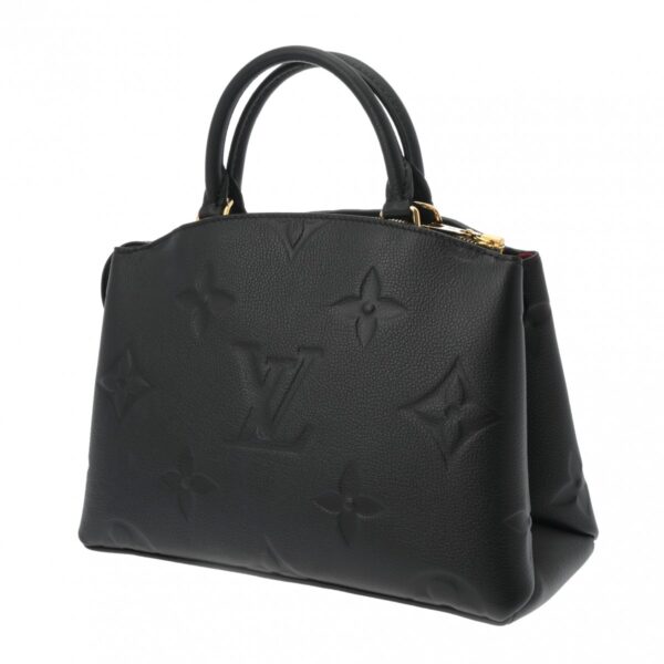 ik 00 0627718 3 Louis Vuitton Petit Palais PM Empreinte Leather Black