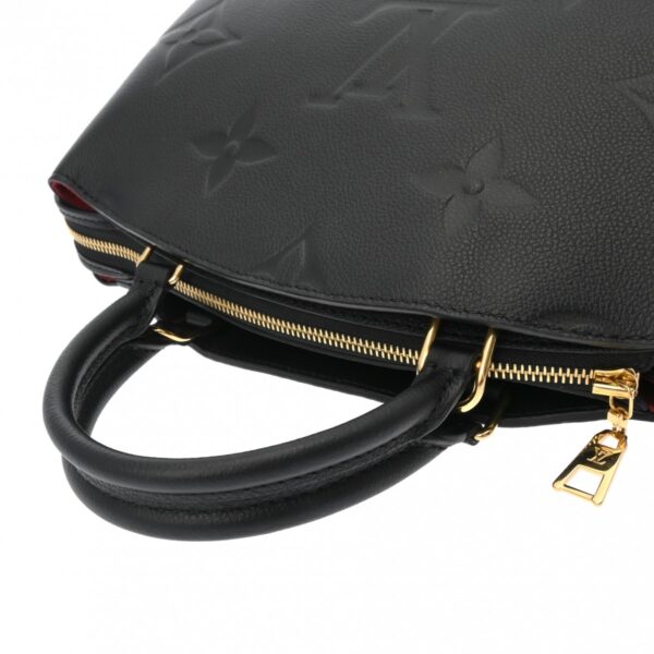 ik 00 0627718 4 Louis Vuitton Petit Palais PM Empreinte Leather Black