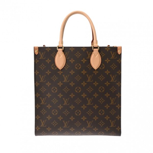 ik 00 0627723 2 Louis Vuitton Sac Plat PM 2Way Tote Bag Monogram Canvas Brown