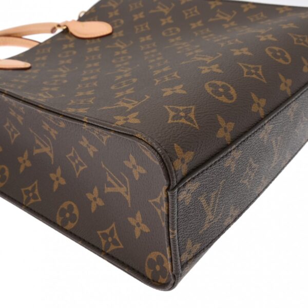 ik 00 0627723 8 Louis Vuitton Sac Plat PM 2Way Tote Bag Monogram Canvas Brown