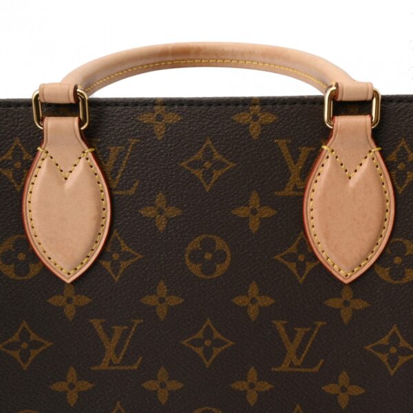 ik 00 0627723 9 Louis Vuitton Sac Plat PM 2Way Tote Bag Monogram Canvas Brown