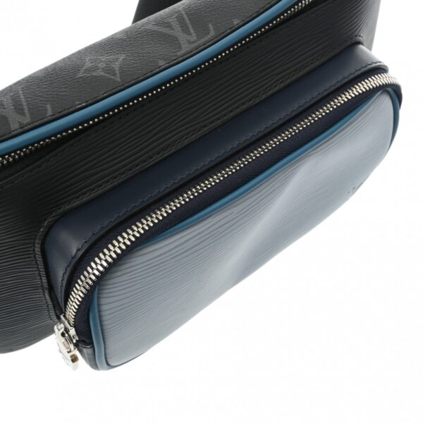 ik 00 0627728 12 Louis Vuitton Bum Bag Epi Leather Noir Blue