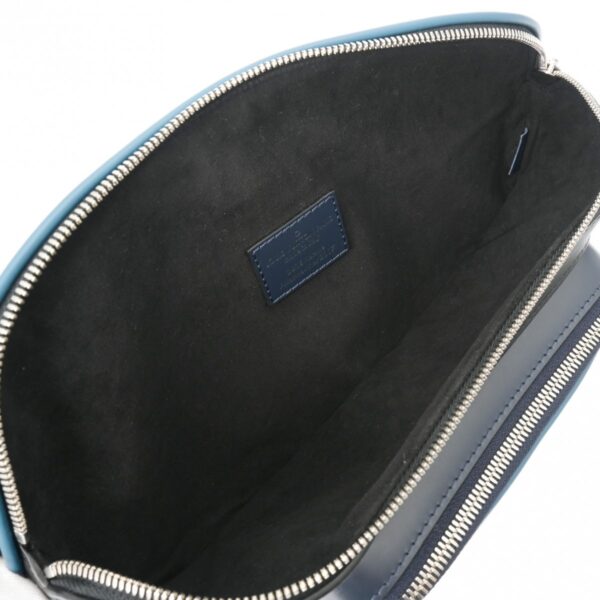 ik 00 0627728 14 Louis Vuitton Bum Bag Epi Leather Noir Blue