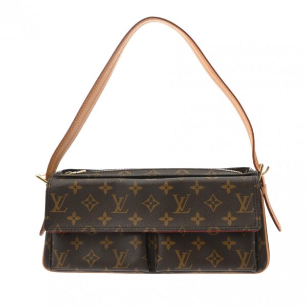 ik 00 0627731 2 Louis Vuitton Viva Cite MM Shoulder Bag Monogram Canvas Brown