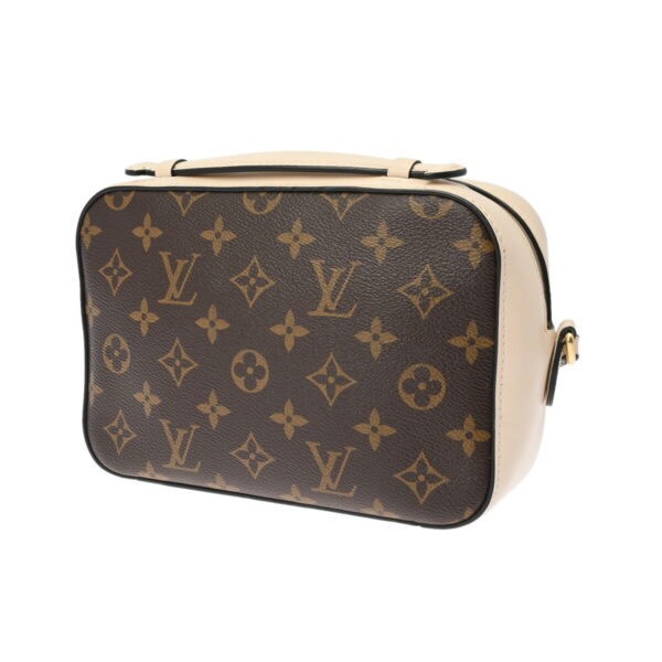 ik 00 0627735 3 Louis Vuitton Saintonge Shoulder Bag Monogram Canvas Crème