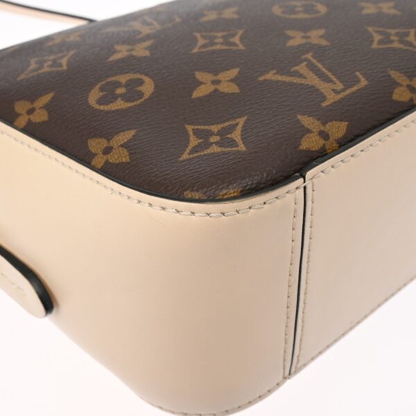 ik 00 0627735 8 Louis Vuitton Saintonge Shoulder Bag Monogram Canvas Crème