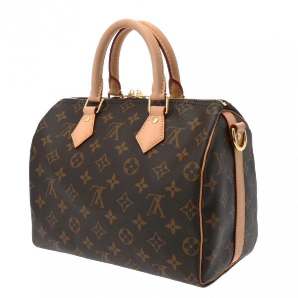 ik 00 0627736 3 Louis Vuitton Speedy Bandouliere 25 2Way Handbag Monogram Canvas Brown