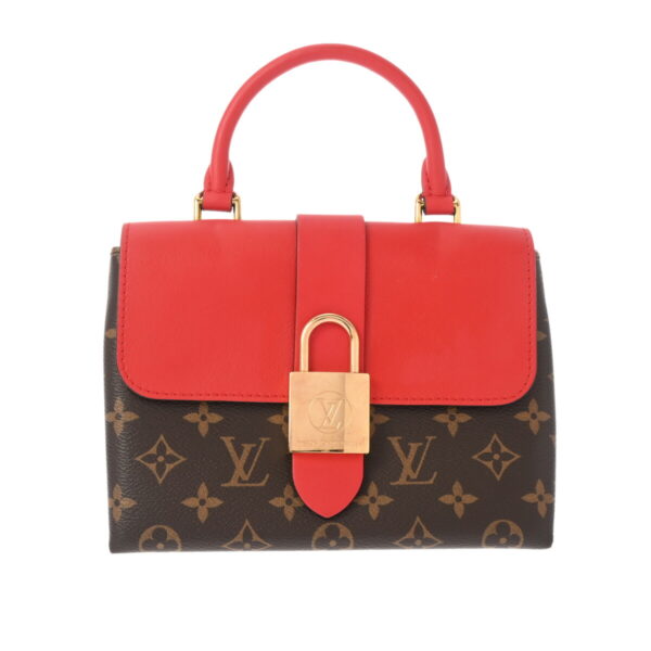 ik 00 0627744 2 Louis Vuitton Locky BB 2Way Shoulder Bag Monogram Canvas Coquelico