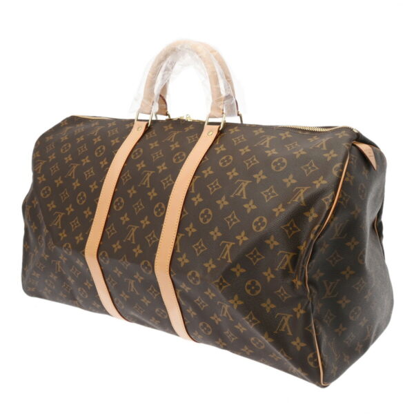 ik 00 0629476 3 Louis Vuitton Keepall 55 Bag Monogram Canvas Brown