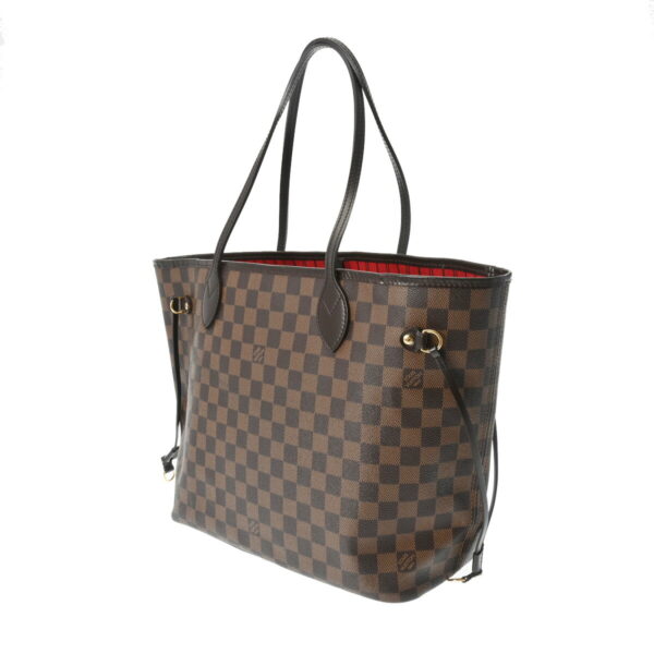 ik 00 0629481 3 Louis Vuitton Neverfull MM Tote Bag Damier Canvas Brown