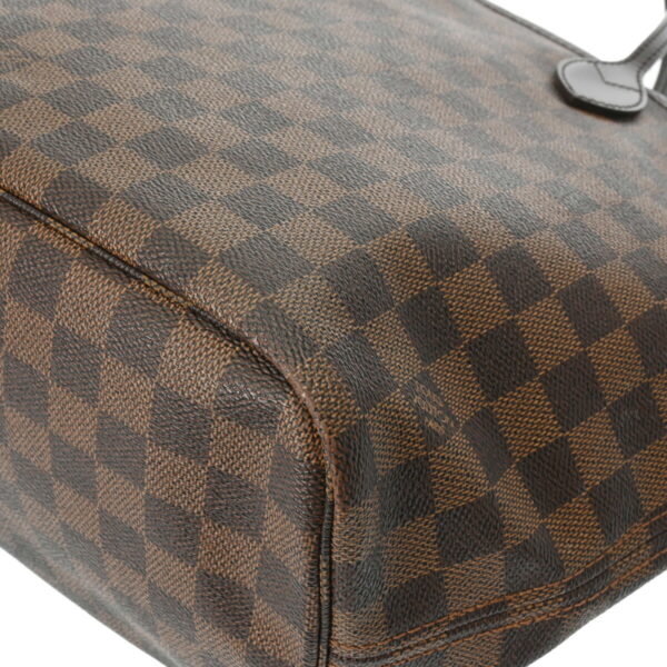 ik 00 0629481 9 Louis Vuitton Neverfull MM Tote Bag Damier Canvas Brown