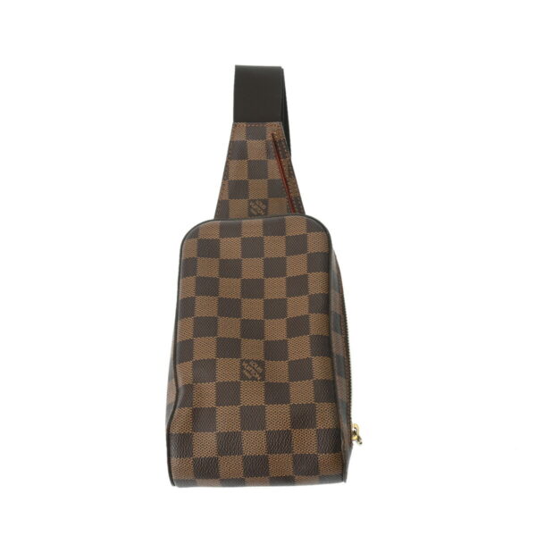 ik 00 0629533 2 Louis Vuitton Jeronimos Body Bag Damier Canvas Brown