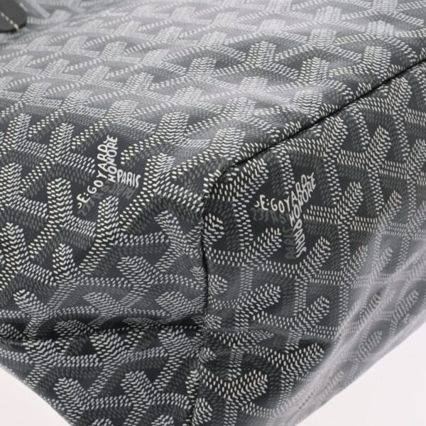 ik 00 0629551 8 Goyard Saint Louis PM Herringbone Tote Bag Calf Gray