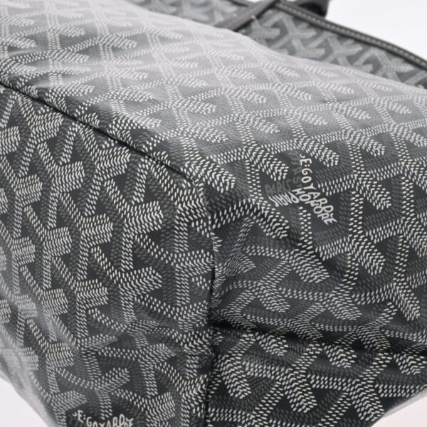 ik 00 0629551 9 Goyard Saint Louis PM Herringbone Tote Bag Calf Gray