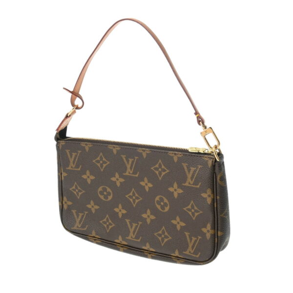 ik 00 0629556 3 Louis Vuitton Pochette Accessory Pouch Monogram Canvas Brown