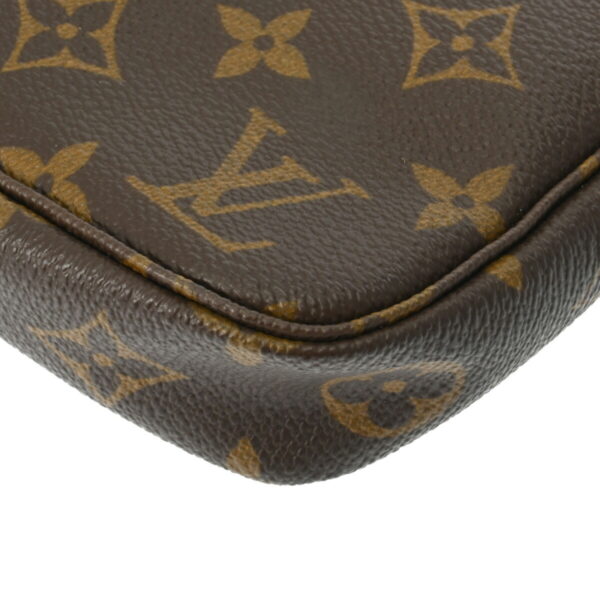 ik 00 0629556 9 Louis Vuitton Pochette Accessory Pouch Monogram Canvas Brown