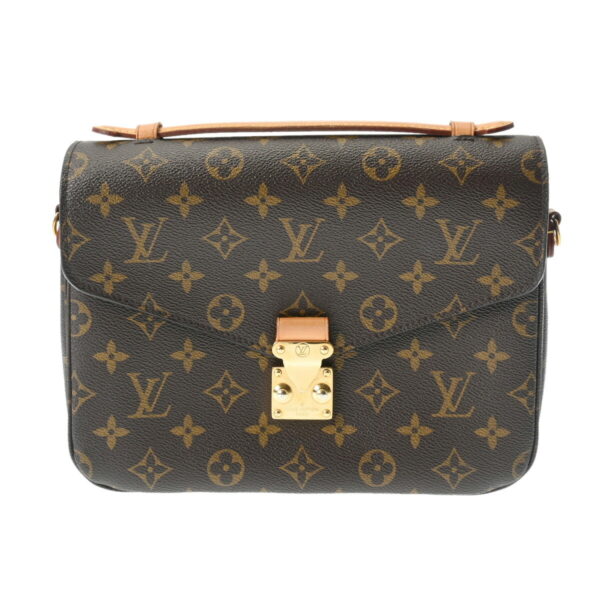 ik 00 0629568 2 Louis Vuitton Pochette Metis MM Handbag Monogram Canvas Brown