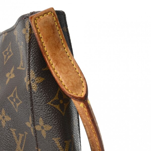 ik 00 0630341 10 Louis Vuitton Looping GM Shoulder Bag Monogram Canvas Brown