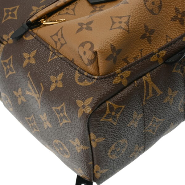 ik 00 0630471 5 Louis Vuitton Palm Springs Backpack PM Monogram Reverse Brown